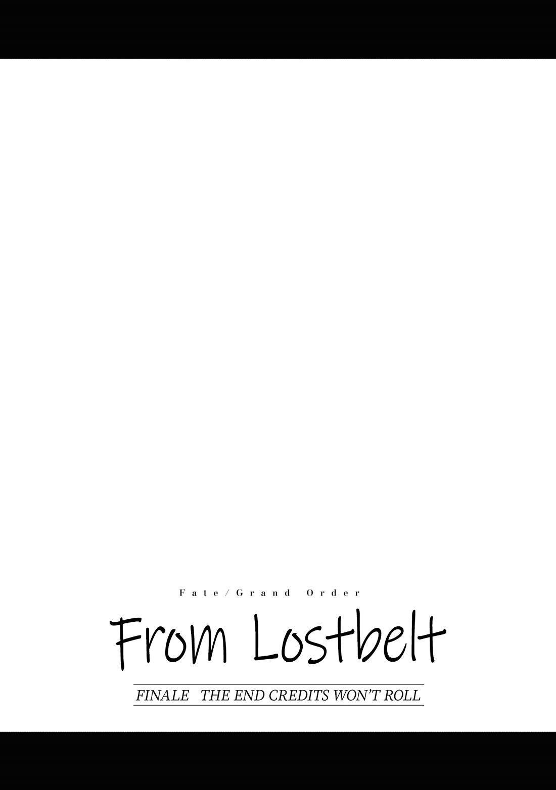 Fate/Grand Order From Lostbelt Chapter 31.5 page 37 - Chapter 31.5: Finale + Volume 6 Extras [END]