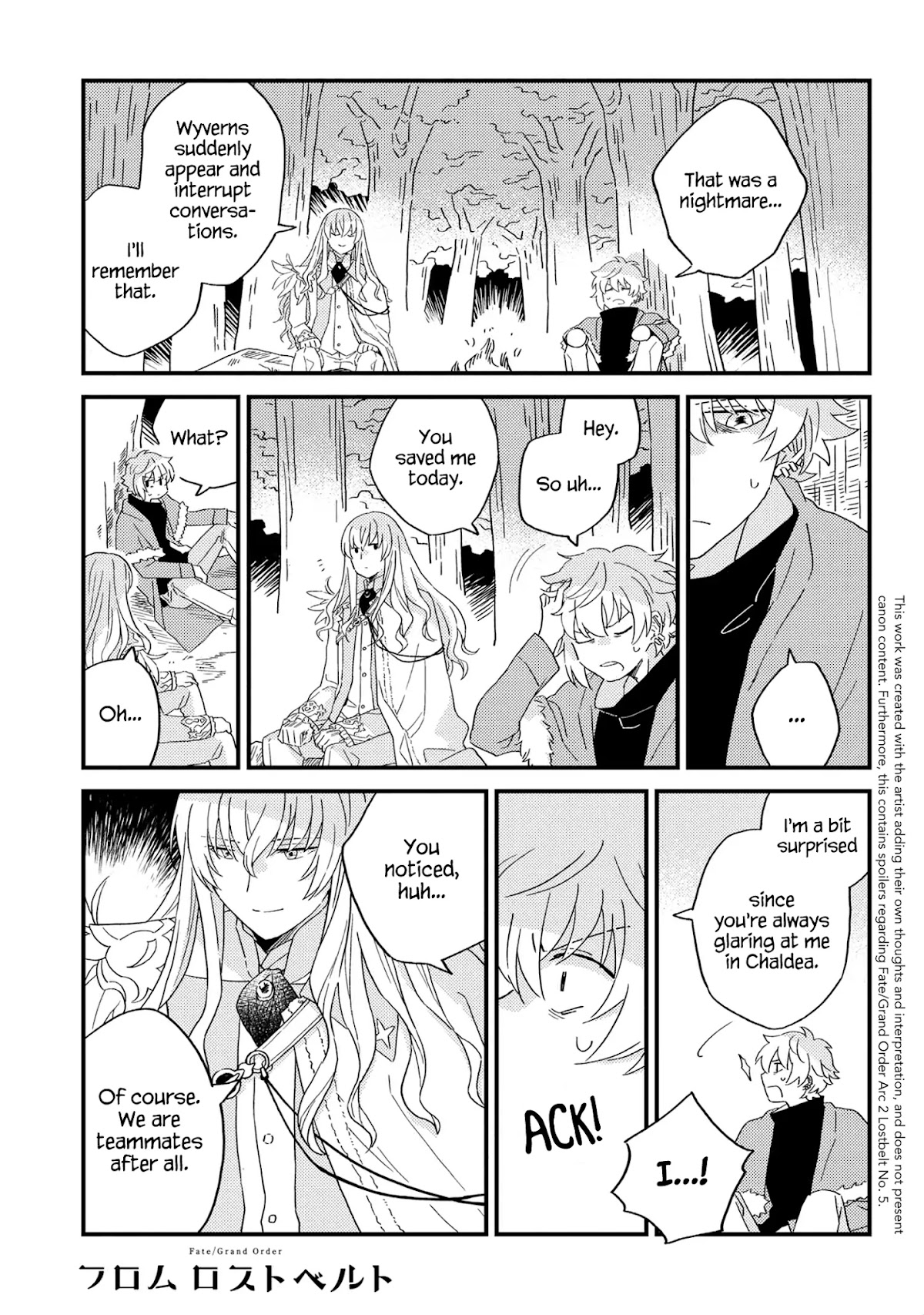 Fate/Grand Order From Lostbelt Chapter 5 page 2 - Chapter 5: Farewell Arcadia's Tomorrow