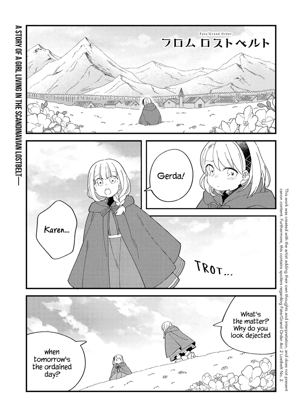 Fate/Grand Order From Lostbelt Chapter 9 page 1 - Chapter 9: Innocent
