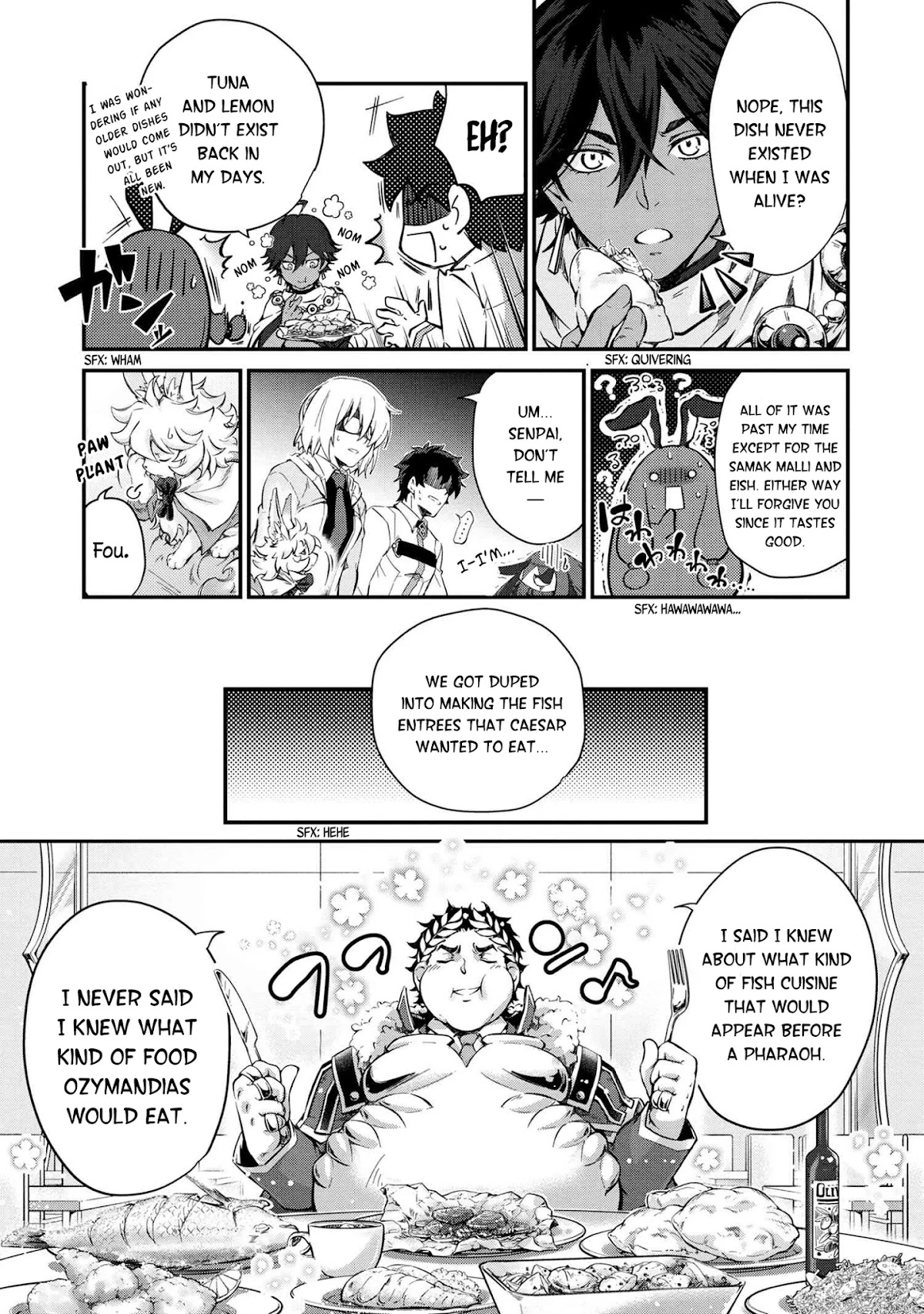Fate/Grand Order - The Heroic Spirit Food Chronicles Chapter 2 page 21 - Chapter 2: Nile Fish Cuisine