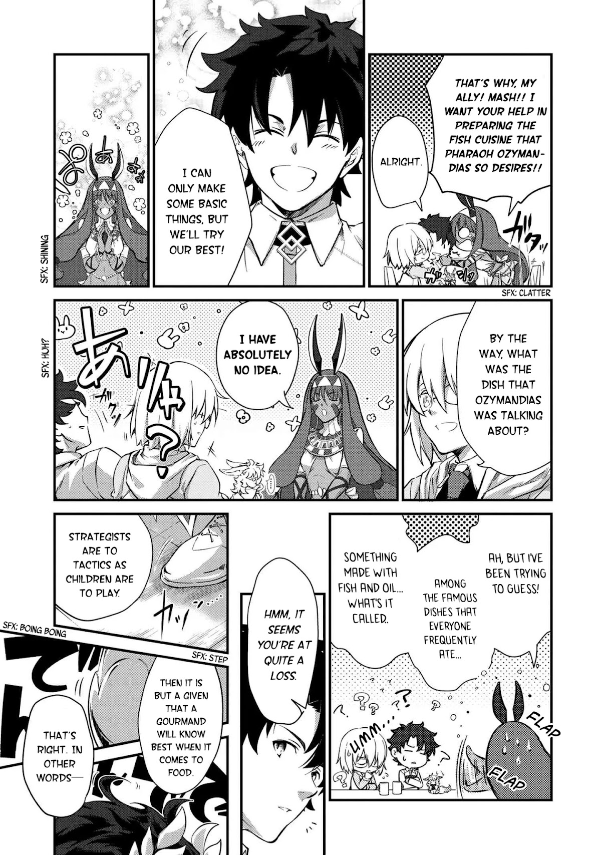 Fate/Grand Order - The Heroic Spirit Food Chronicles Chapter 2 page 5 - Chapter 2: Nile Fish Cuisine
