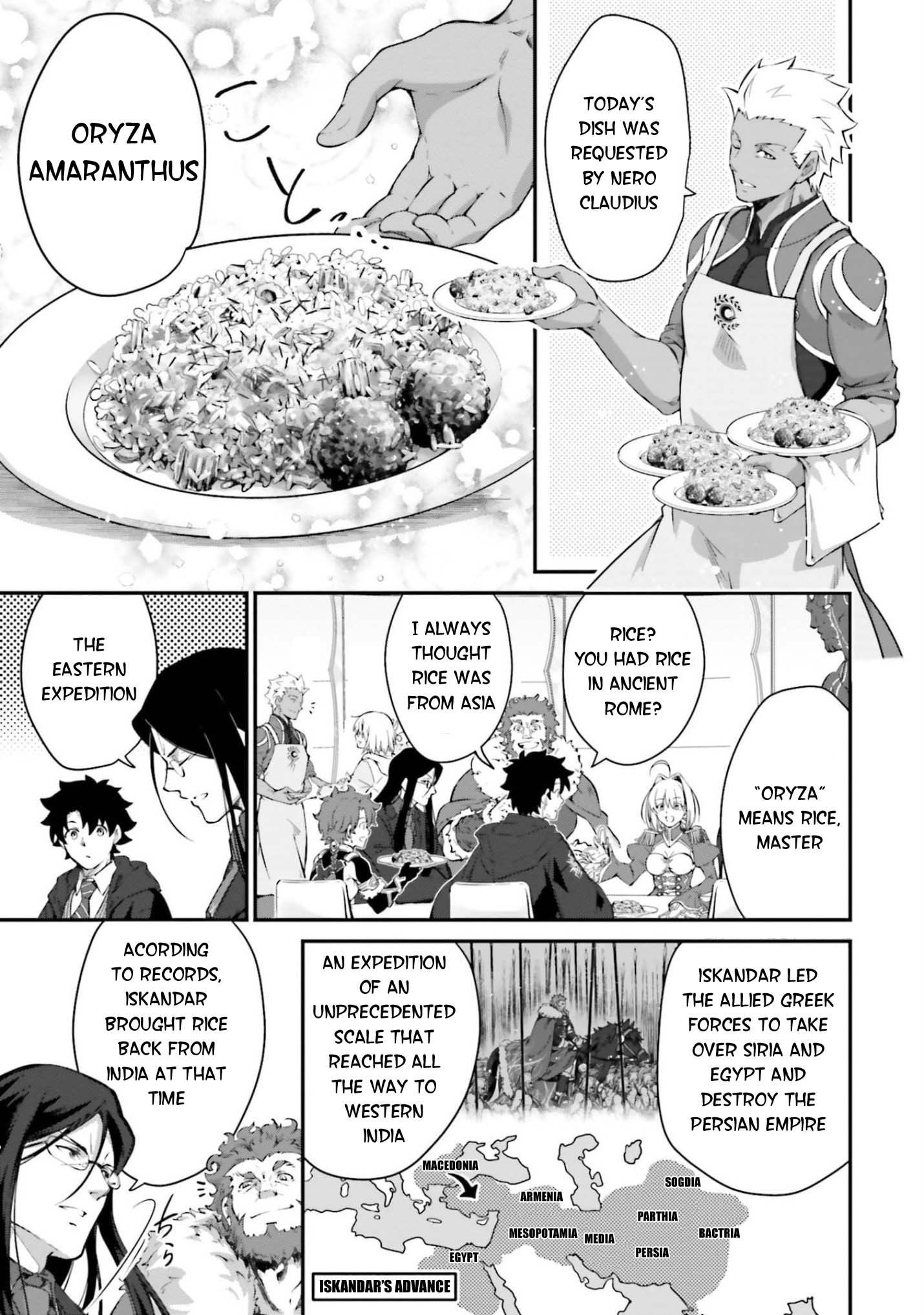 Fate/Grand Order - The Heroic Spirit Food Chronicles Chapter 3 page 11 - Chapter 3: Ancient Oriental Food