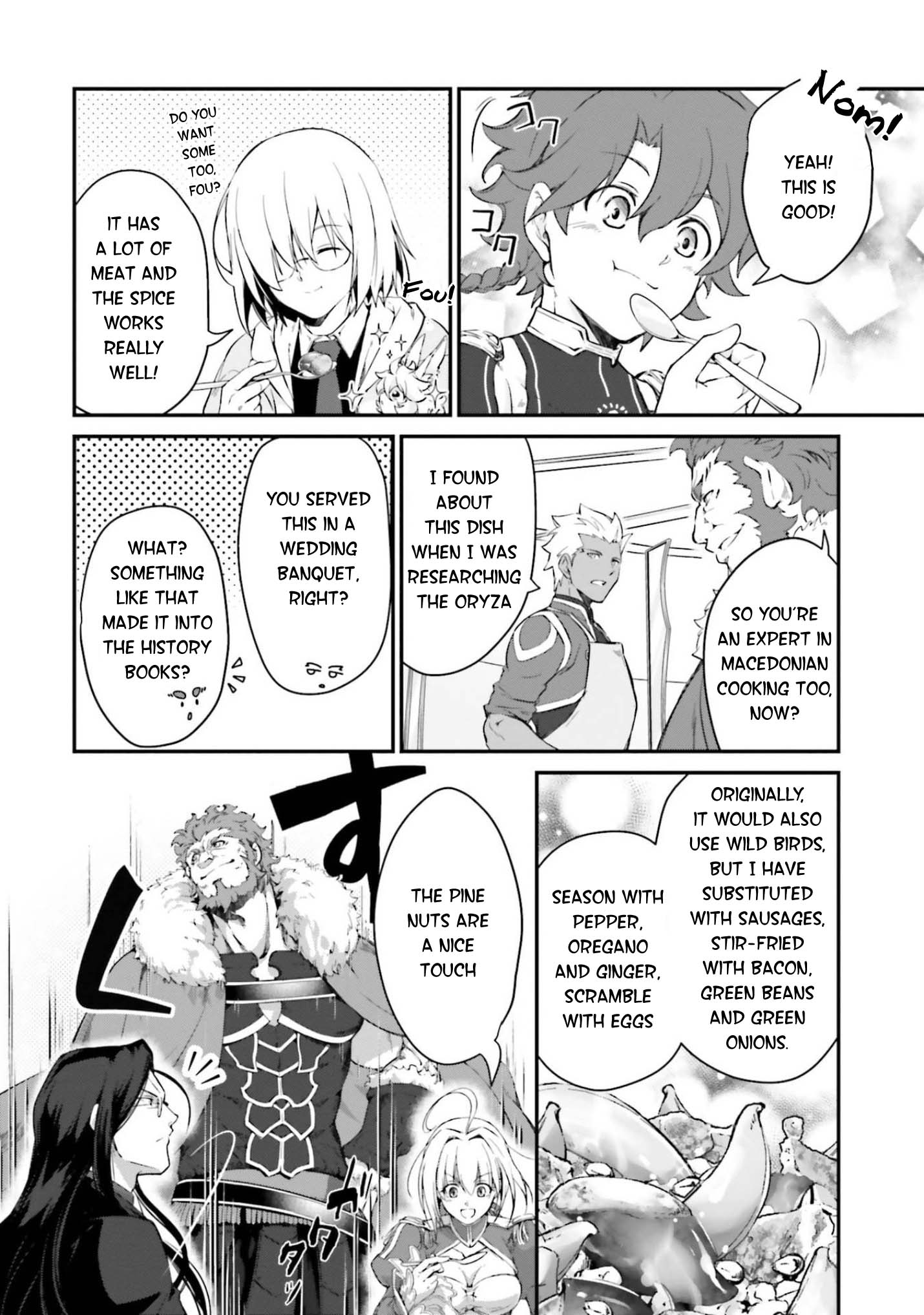 Fate/Grand Order - The Heroic Spirit Food Chronicles Chapter 3 page 14 - Chapter 3: Ancient Oriental Food