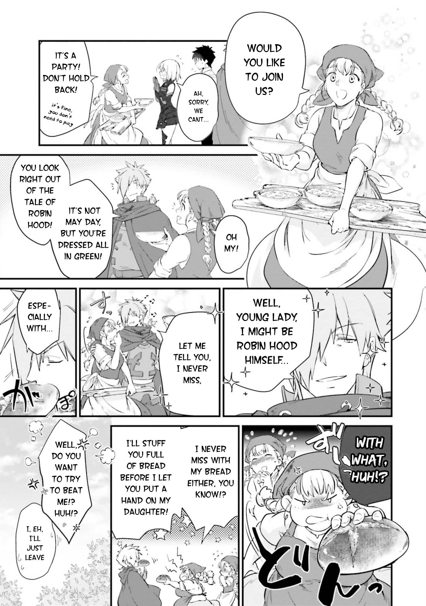 Fate/Grand Order - The Heroic Spirit Food Chronicles Chapter 4 page 9 - Chapter 4: Woods and Rabits and Songs