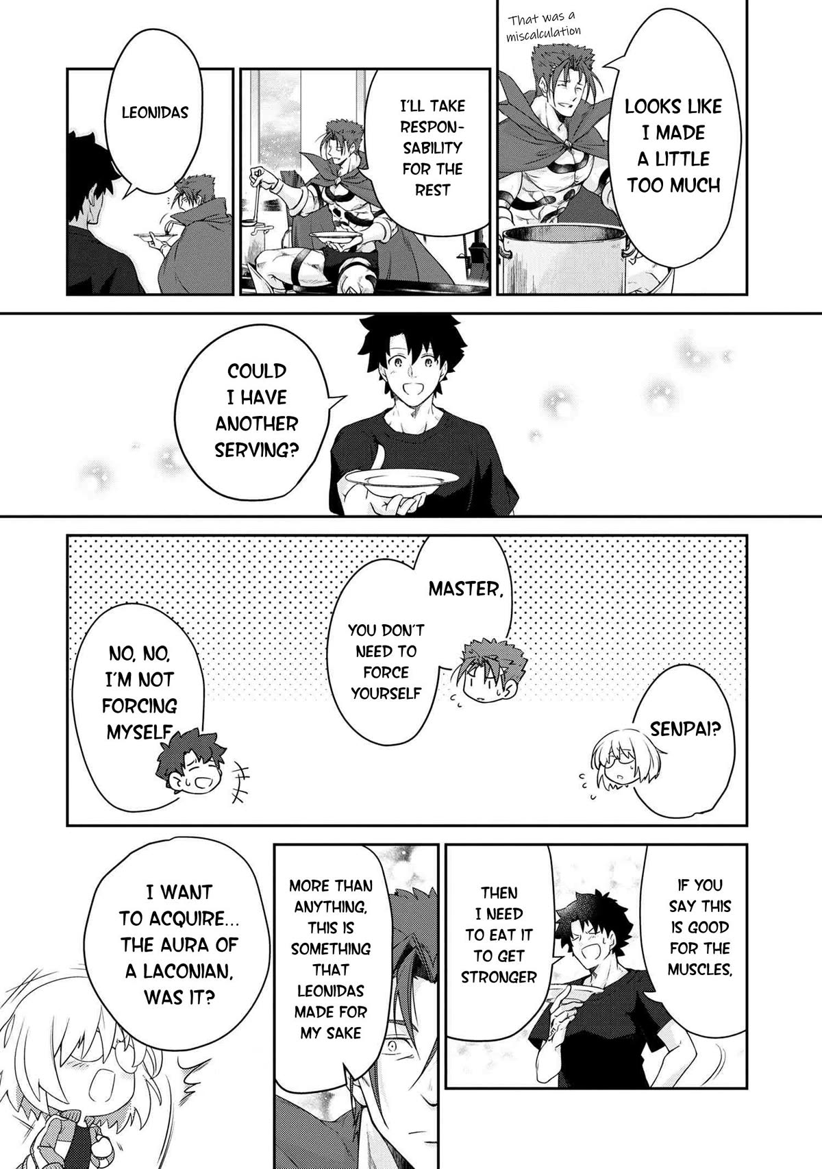 Fate/Grand Order - The Heroic Spirit Food Chronicles Chapter 6 page 21 - Chapter 6: Spartan Meal