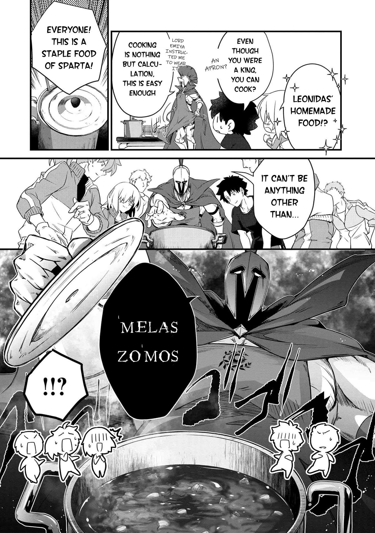 Fate/Grand Order - The Heroic Spirit Food Chronicles Chapter 6 page 9 - Chapter 6: Spartan Meal