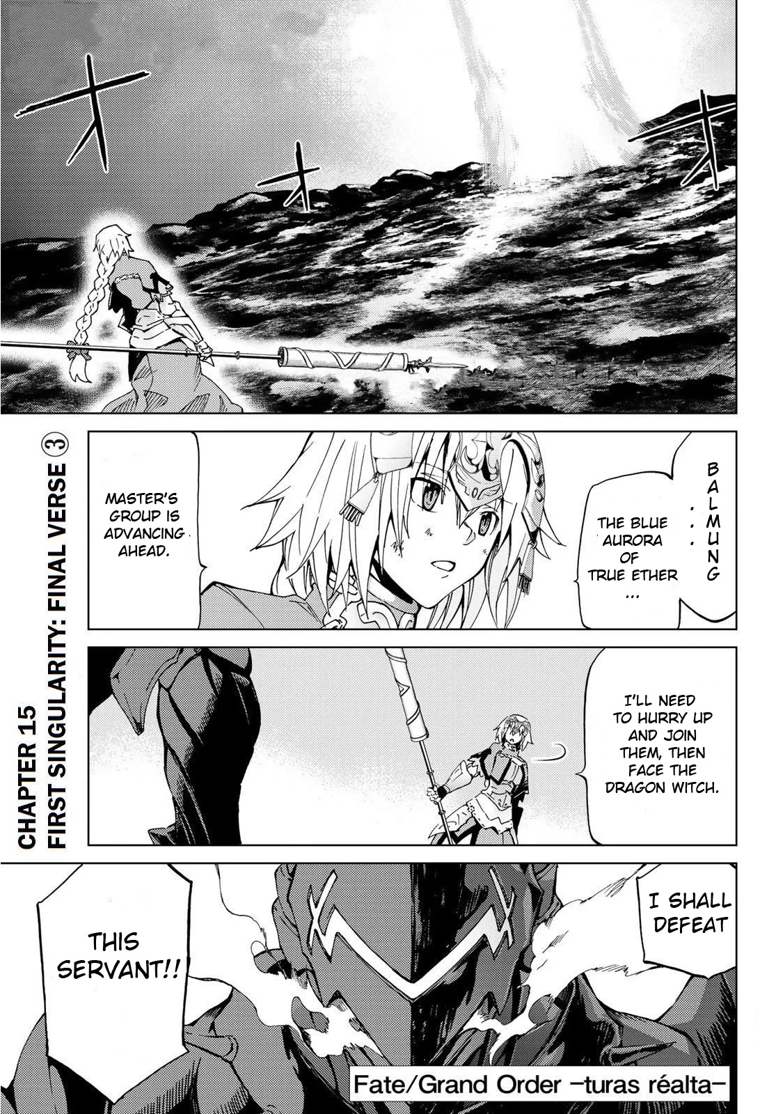 Fate/Grand Order -turas réalta- Chapter 15 page 1 - Chapter 15: First Singularity: Final Verse 3