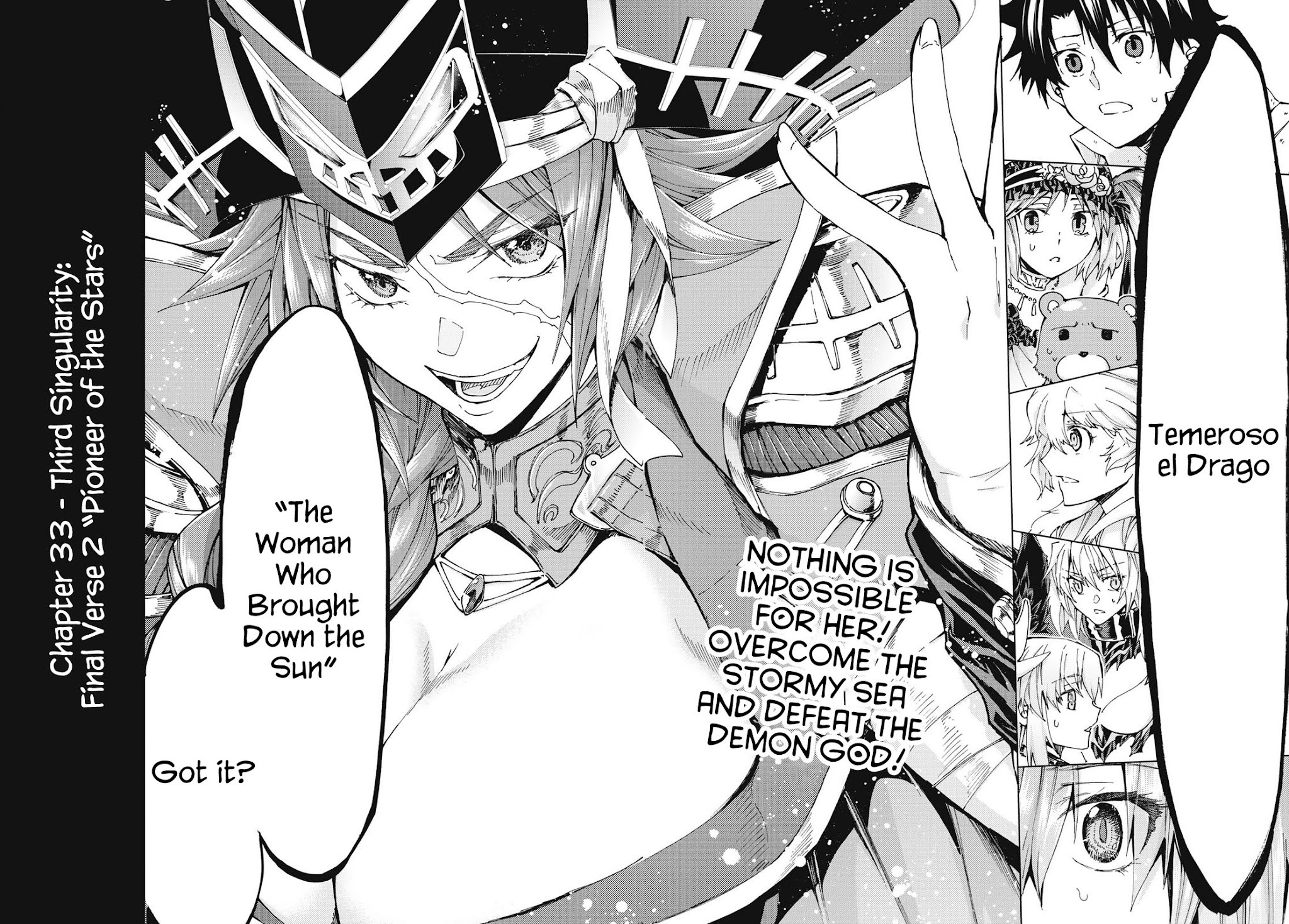 Fate/Grand Order -turas réalta- Chapter 33 page 34 - Chapter 33: Third Singularity - Final Verse: "Pioneer of the Stars"
