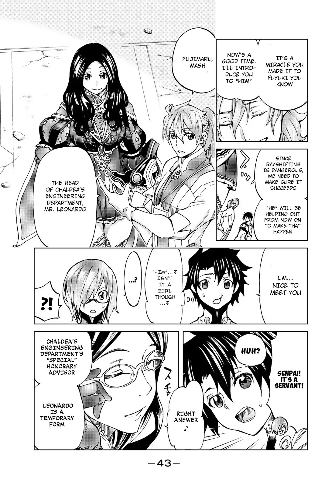 Fate/Grand Order -turas réalta- Chapter 6 page 4 - Chapter 6: First Order (Part 1)
