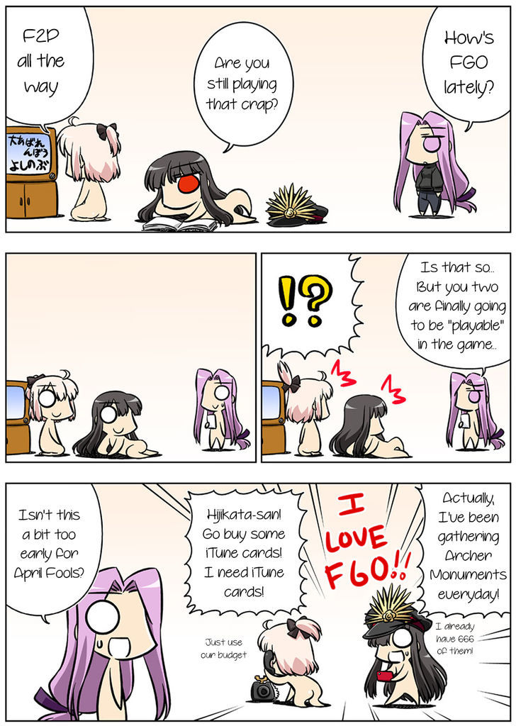 Fate/Gudaguda Order Chapter 28.1 page 1 - Chapter 28.1 : Extra1-The Revival of GUDAGUDA