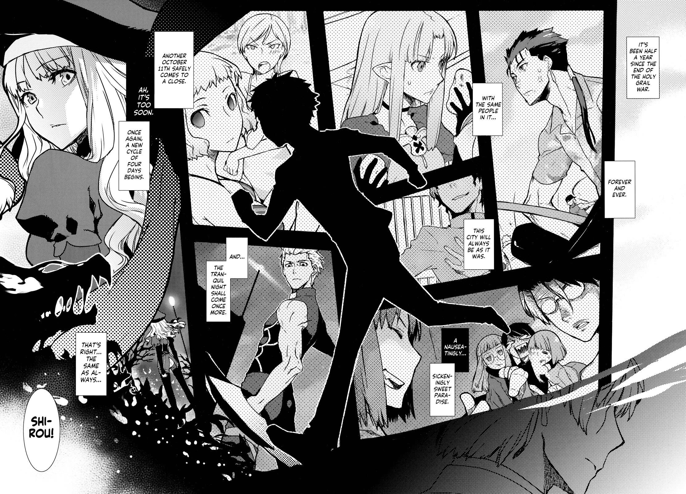 Fate/Hollow Ataraxia Chapter 0 page 2 - Chapter 0