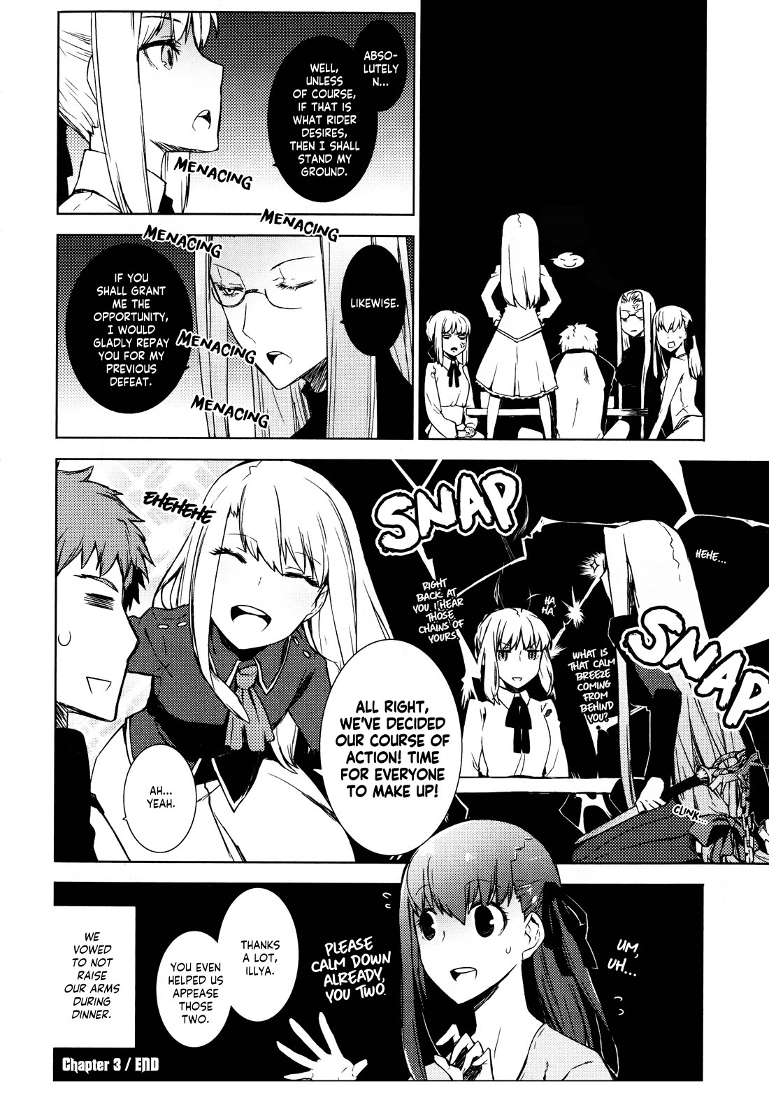 Fate/Hollow Ataraxia Chapter 3 page 12 - Chapter 3
