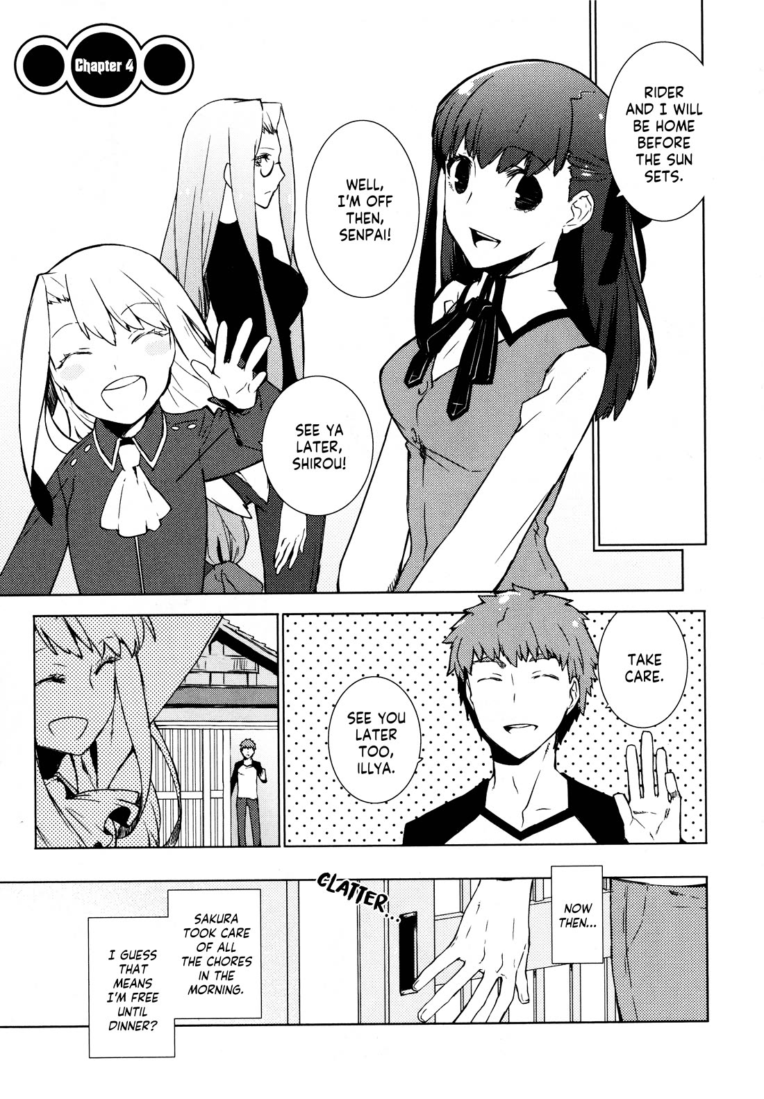 Fate/Hollow Ataraxia Chapter 4 page 1 - Chapter 4