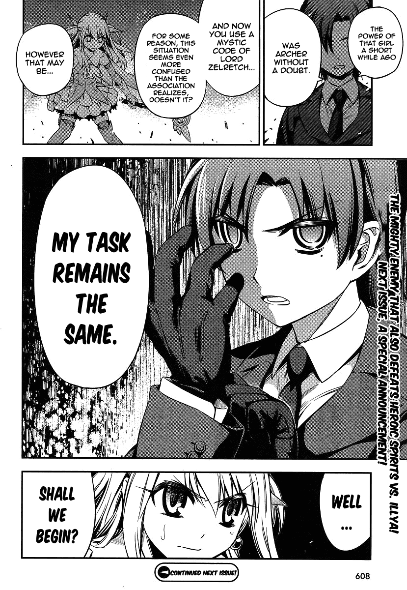 Fate/Kaleid Liner Prisma Illya 2wei! Chapter 13 page 28 - Chapter 13: Her name is