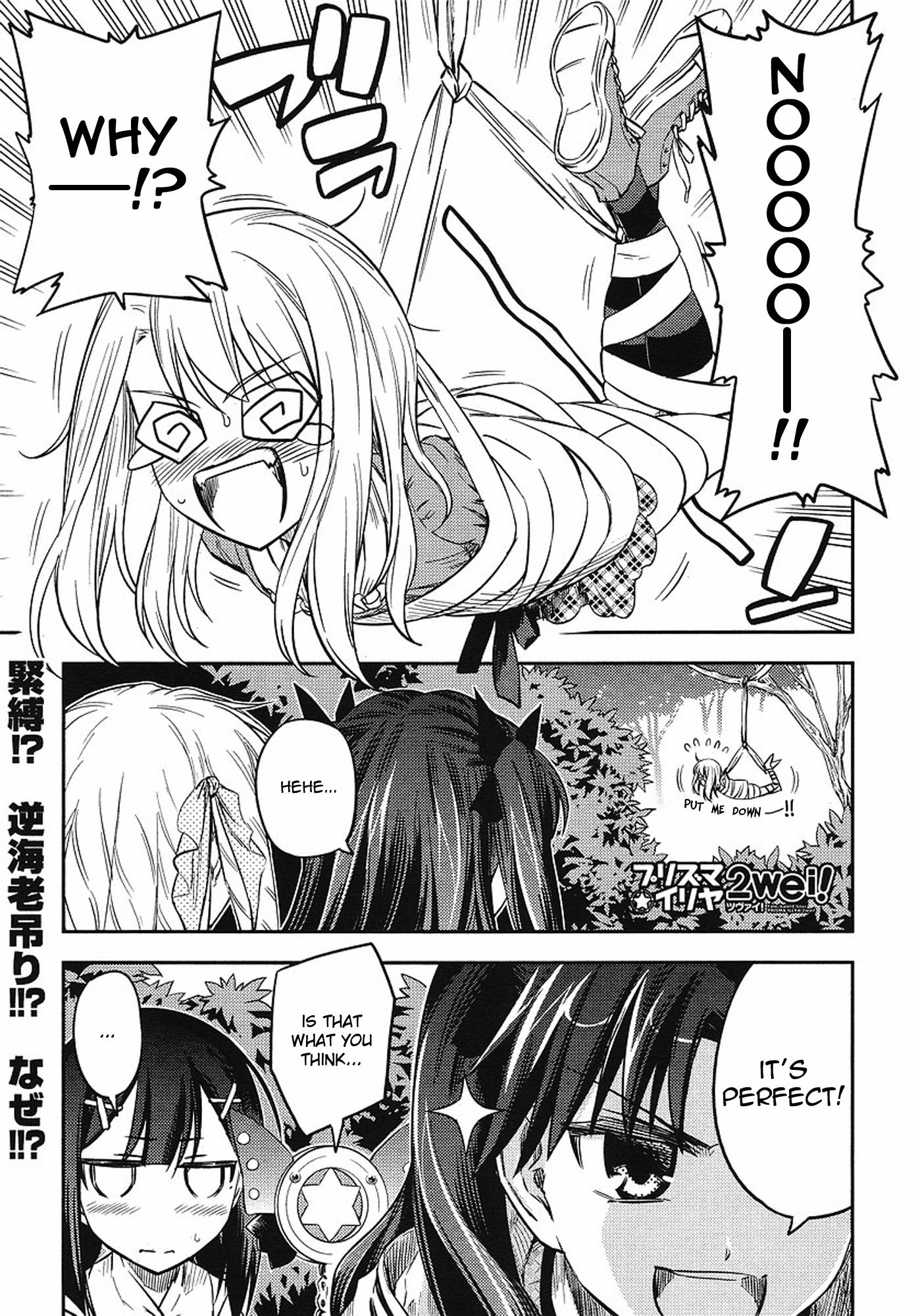 Fate/Kaleid Liner Prisma Illya 2wei! Chapter 3 page 1 - Chapter 3: Capturing the black one