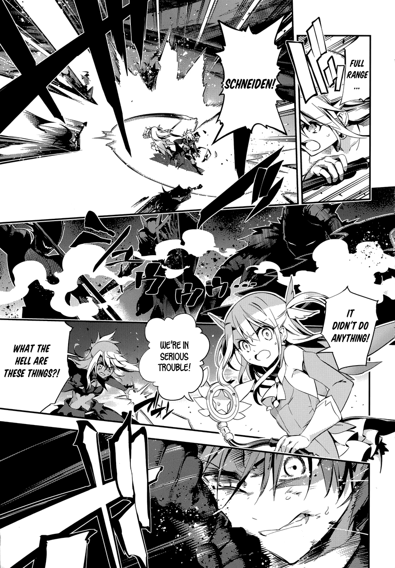 Fate/Kaleid Liner Prisma Illya Drei! Chapter 22.2 page 12 - Chapter 22.2: One Hand Takes, Another Hand Saves