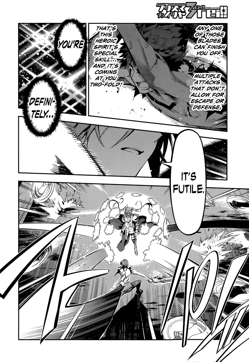 Fate/Kaleid Liner Prisma Illya Drei! Chapter 23.2 page 7 - Chapter 23.2: Twin Swords and Two People