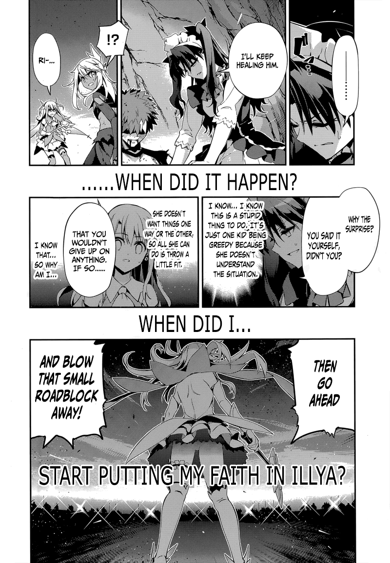 Fate/Kaleid Liner Prisma Illya Drei! Chapter 26 page 11 - Chapter 26: Burning Determination