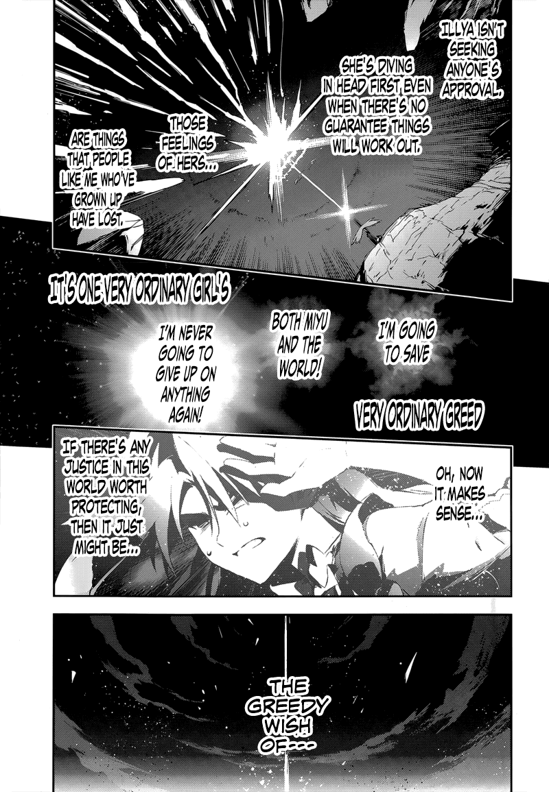 Fate/Kaleid Liner Prisma Illya Drei! Chapter 26 page 16 - Chapter 26: Burning Determination