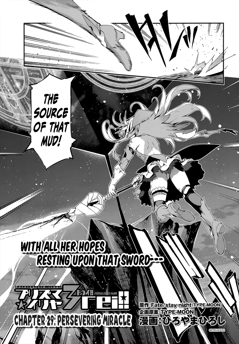 Fate/Kaleid Liner Prisma Illya Drei! Chapter 27 page 3 - Chapter 27: Persevering Miracle