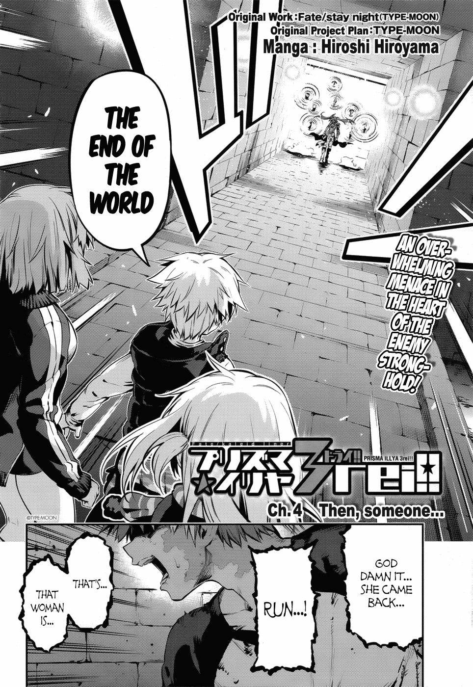 Fate/Kaleid Liner Prisma Illya Drei! Chapter 4 page 3 - Chapter 4: Then, Someone...