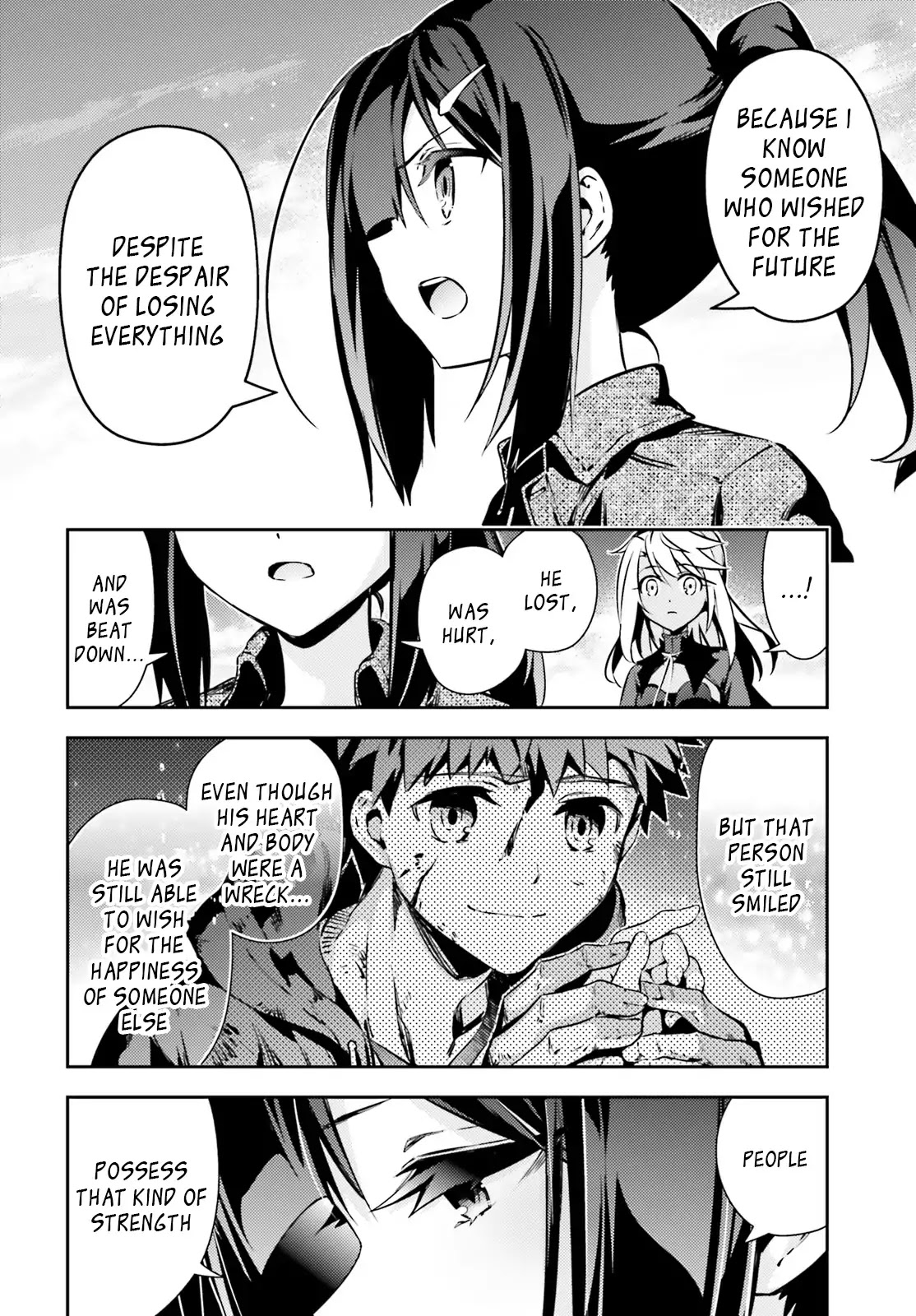 Fate/Kaleid Liner Prisma Illya Drei! Chapter 53.4 page 14 - Chapter 53.4: The Boy and Girl's Lie