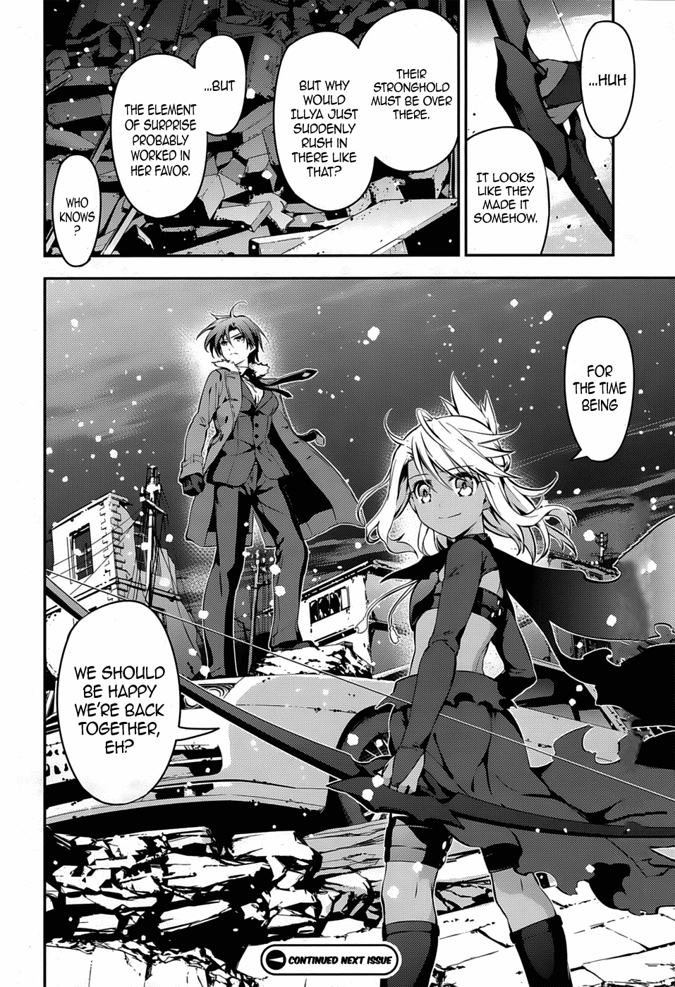 Fate/Kaleid Liner Prisma Illya Drei! Chapter 6 page 34 - Chapter 6: Your True Enemy