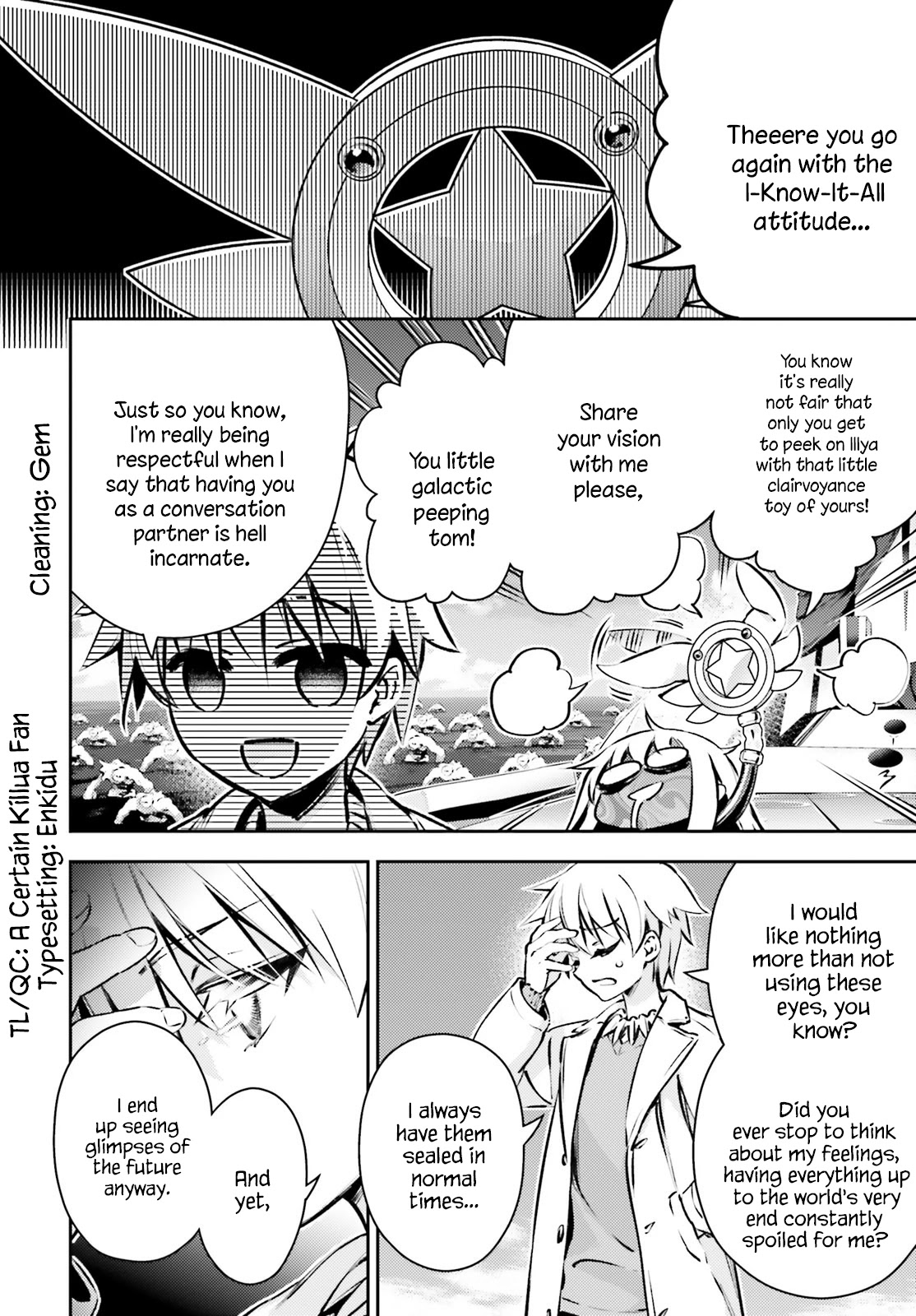 Fate/Kaleid Liner Prisma Illya Drei! Chapter 66.2 page 2 - Chapter 66.2: The Stars Illuminating Their Backs.