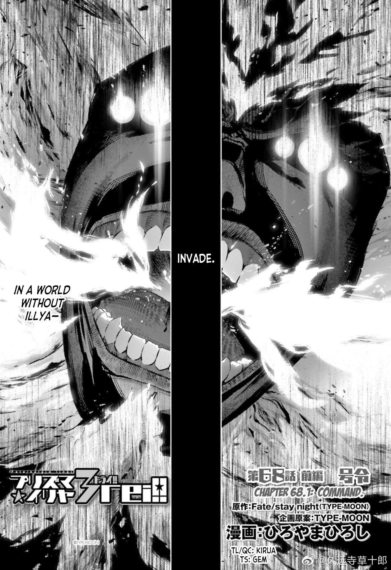Fate/Kaleid Liner Prisma Illya Drei! Chapter 68.1 page 1 - Chapter 68.1: Command