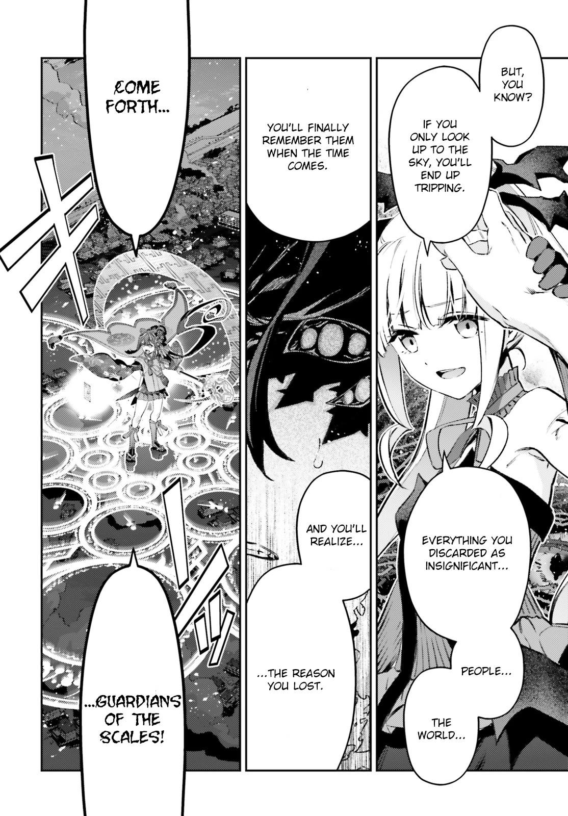 Fate/Kaleid Liner Prisma Illya Drei! Chapter 72.2 page 12 - Chapter 72.2: Come Forth, Guardians of the Scales!