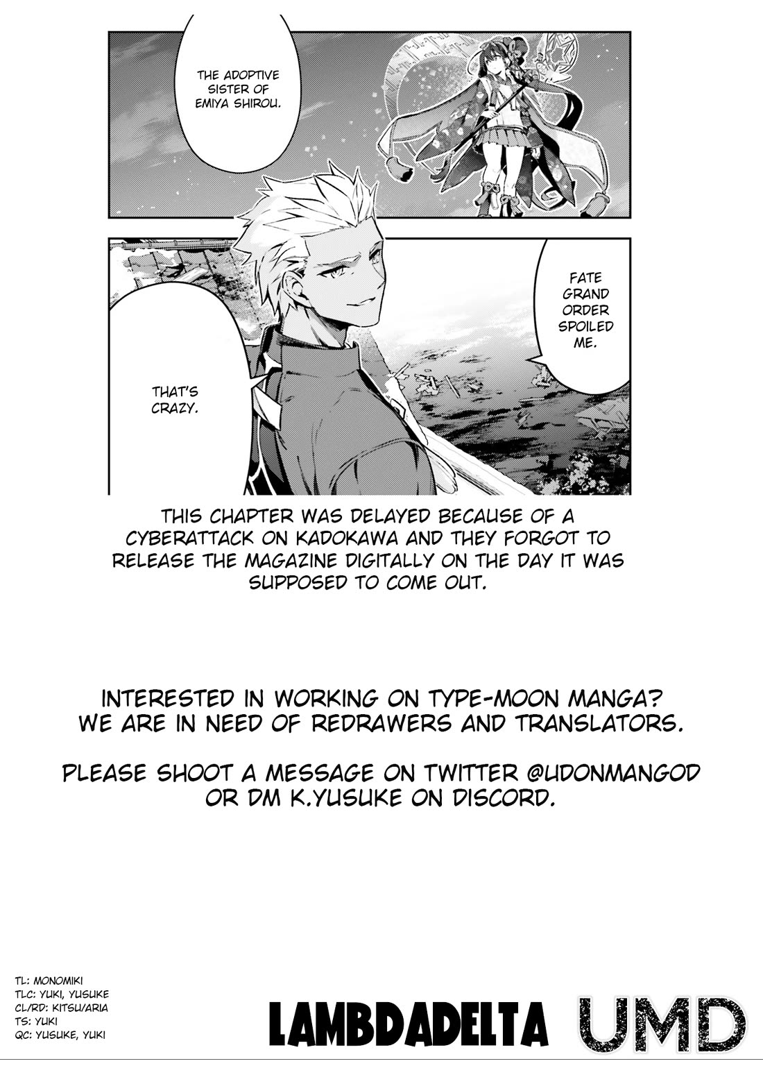 Fate/Kaleid Liner Prisma Illya Drei! Chapter 74.1 page 13 - Chapter 74.1: This Is Who I Am