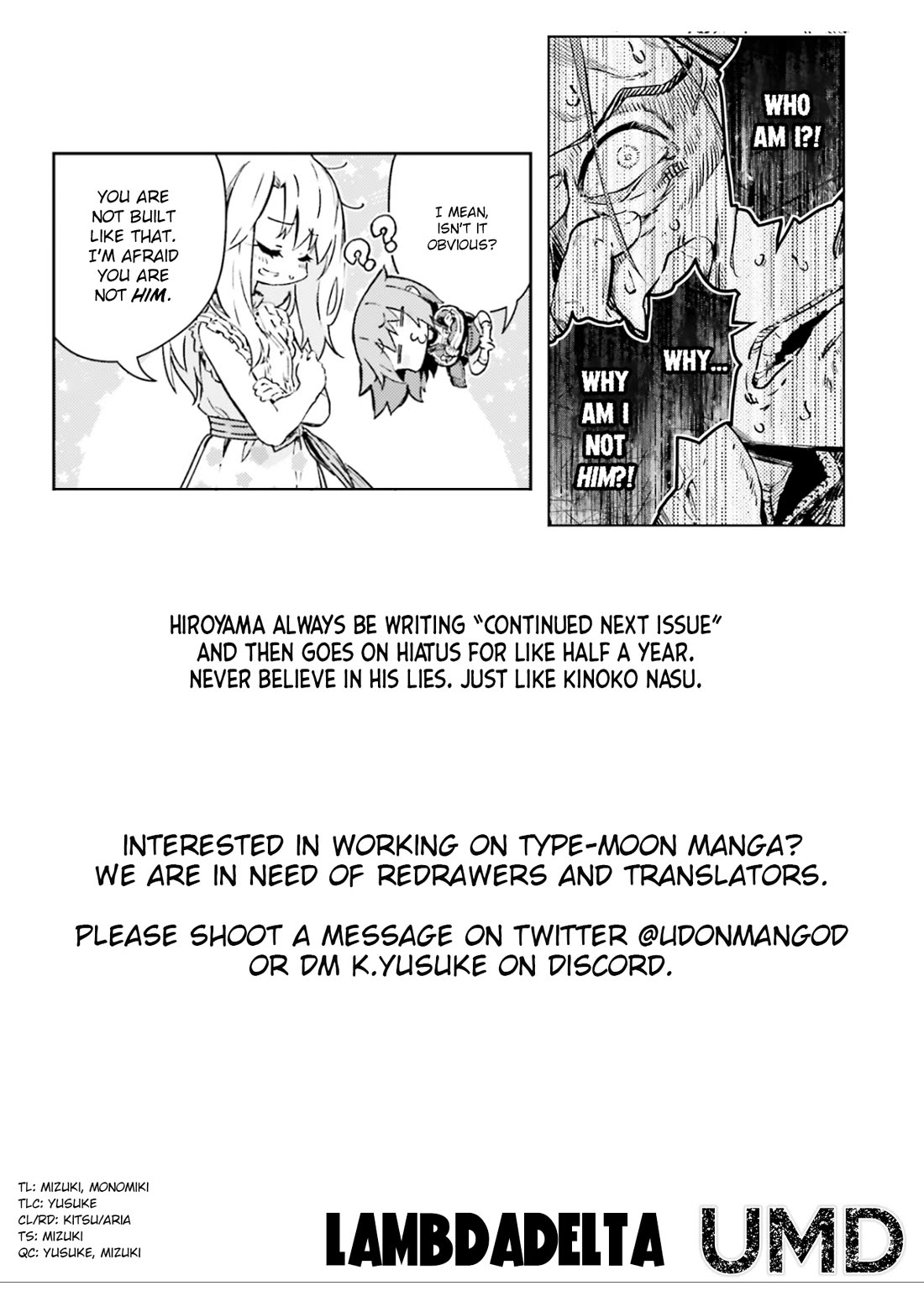 Fate/Kaleid Liner Prisma Illya Drei! Chapter 75.1 page 13 - Chapter 75.1: Inside and Outside