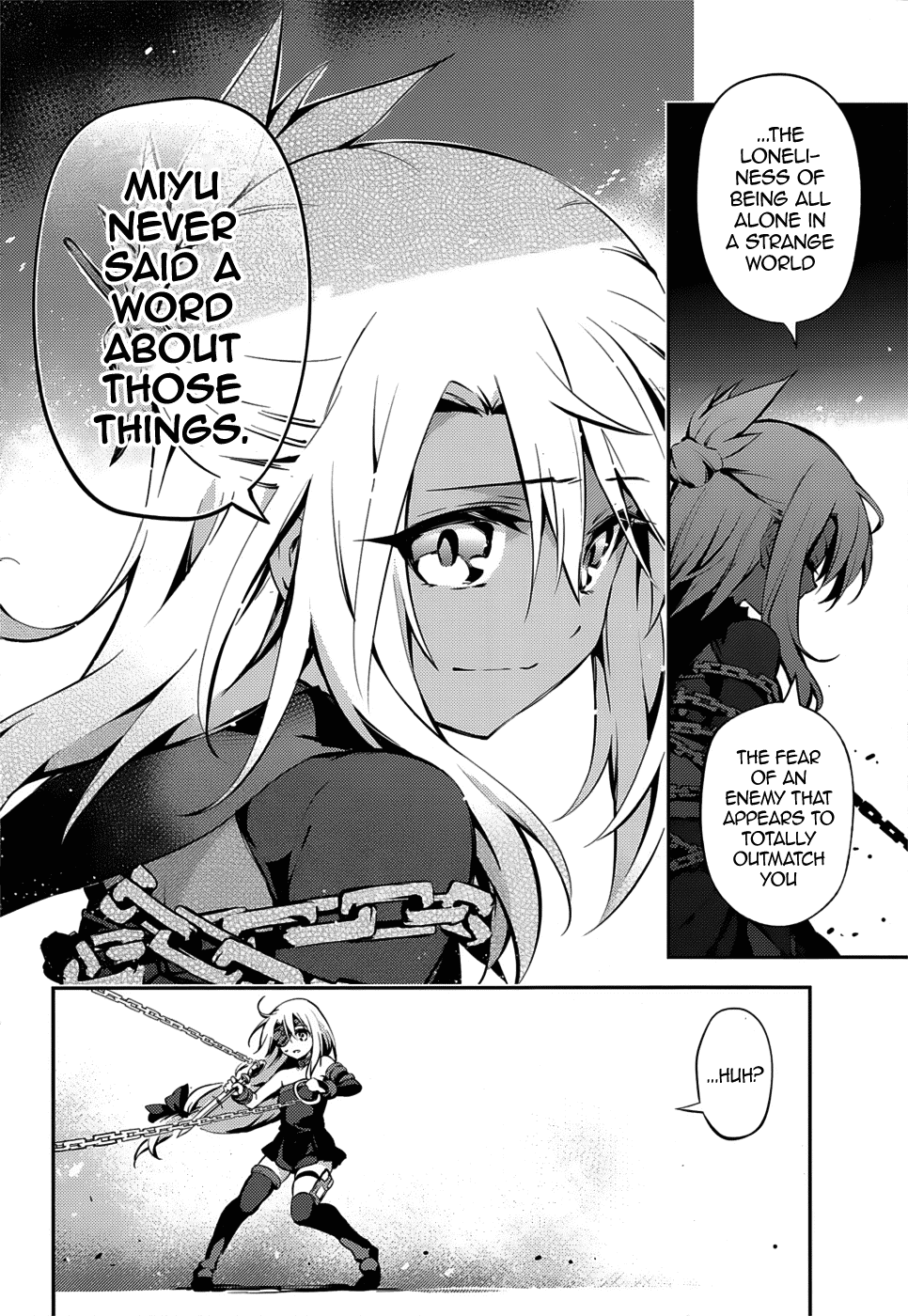 Fate/Kaleid Liner Prisma Illya Drei! Chapter 8 page 22 - Chapter 8: A Wimpy Little Sister's Welcome