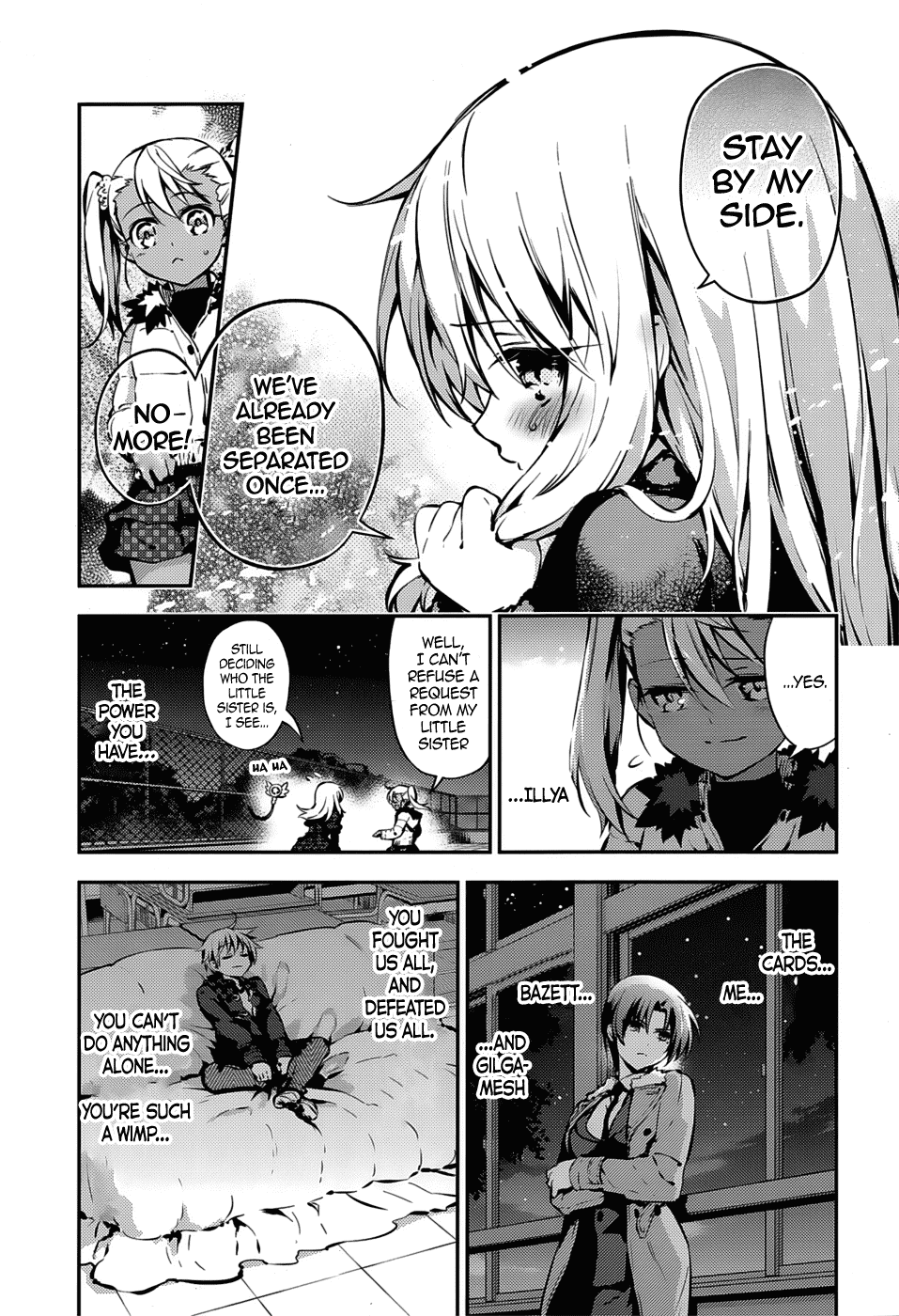 Fate/Kaleid Liner Prisma Illya Drei! Chapter 8 page 34 - Chapter 8: A Wimpy Little Sister's Welcome