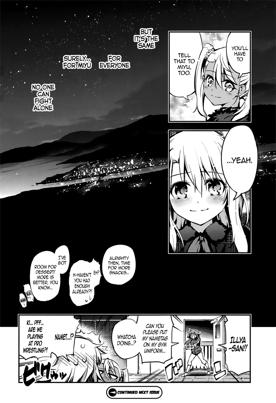 Fate/Kaleid Liner Prisma Illya Drei! Chapter 8 page 35 - Chapter 8: A Wimpy Little Sister's Welcome