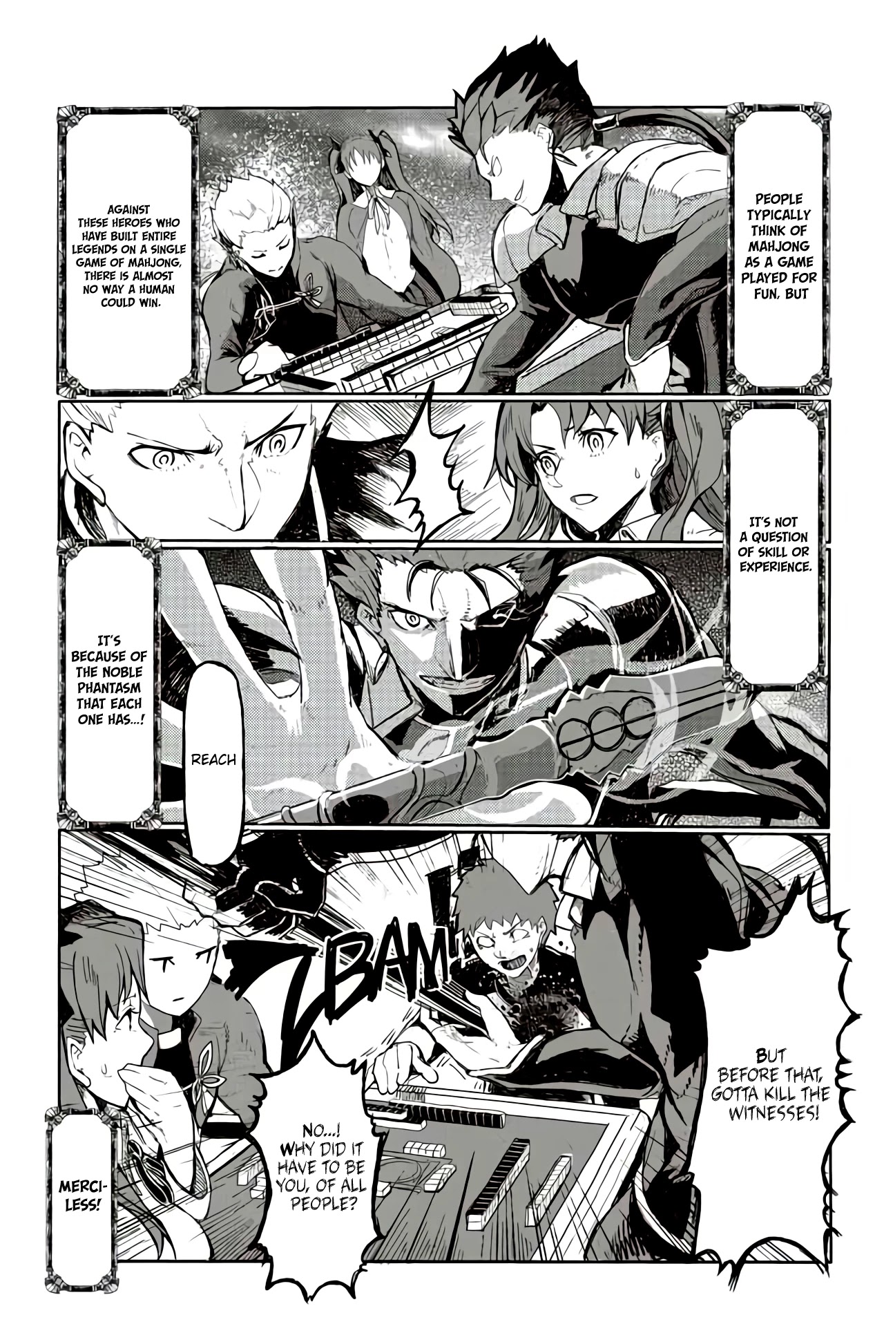 Fate/Mahjong Night - Seihai Sensou Chapter 10 page 1 - Chapter 10: Turn 10
