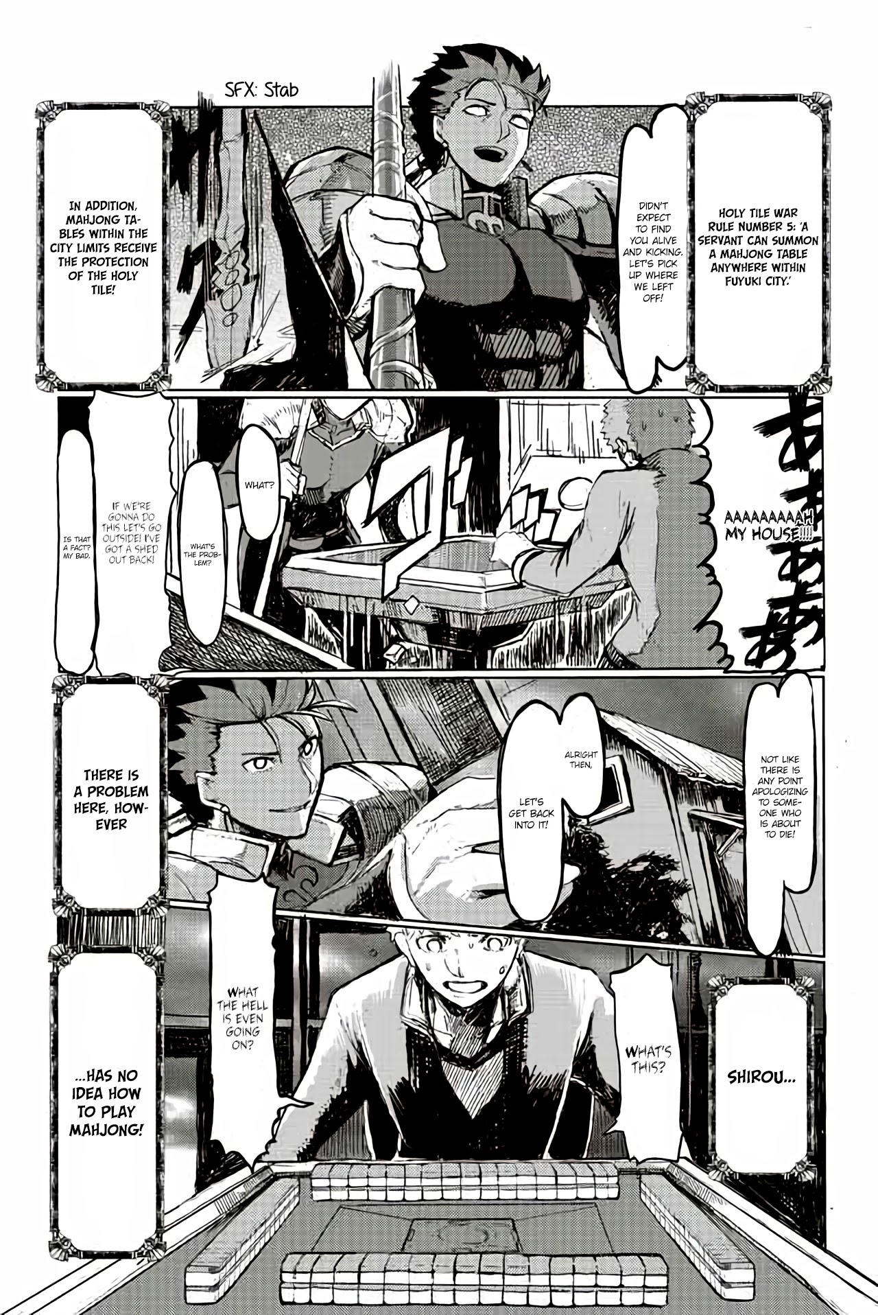 Fate/Mahjong Night - Seihai Sensou Chapter 13 page 2 - Chapter 13: Turn 13