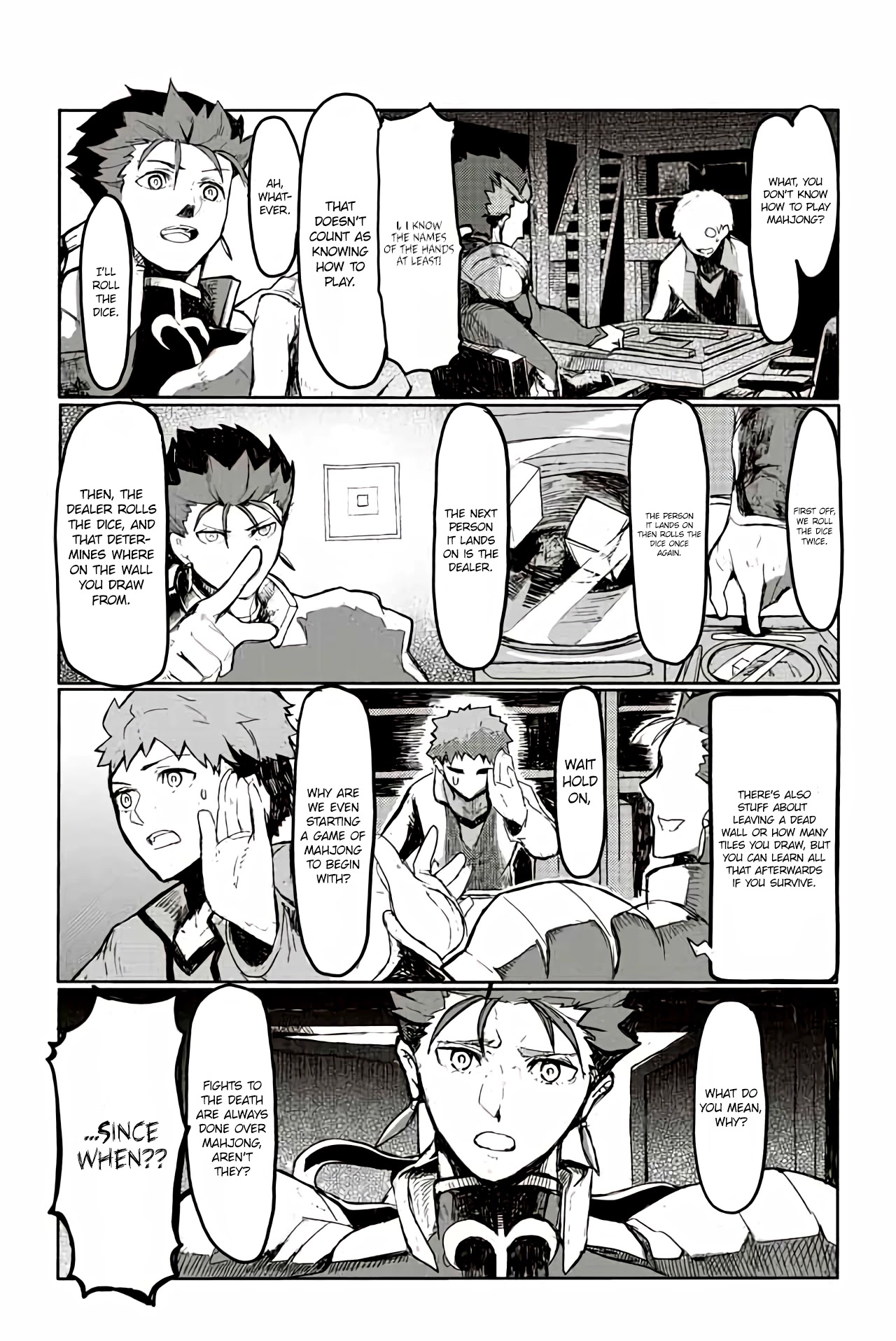 Fate/Mahjong Night - Seihai Sensou Chapter 14 page 2 - Chapter 14: Turn 14