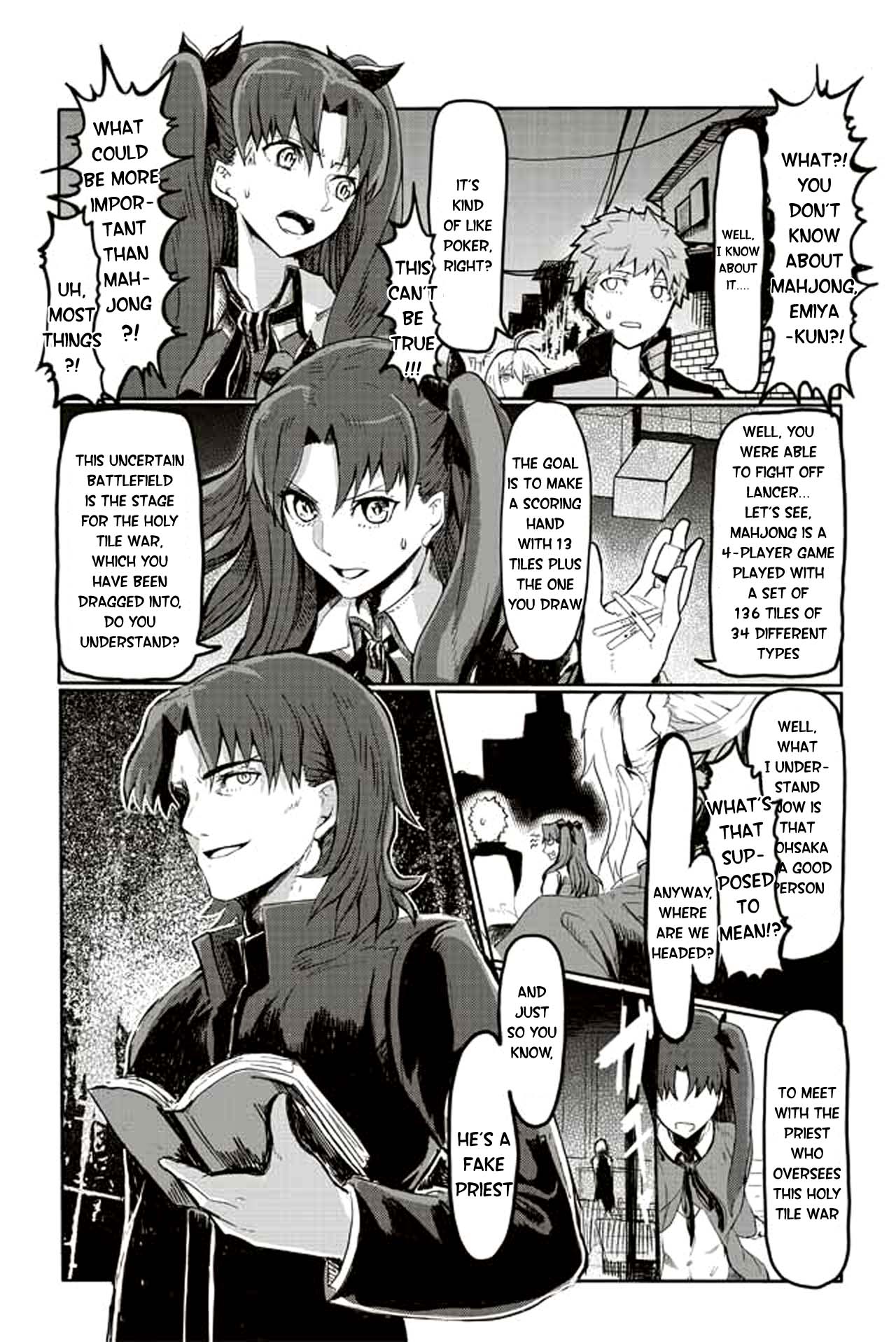Fate/Mahjong Night - Seihai Sensou Chapter 24 page 1 - Chapter 24