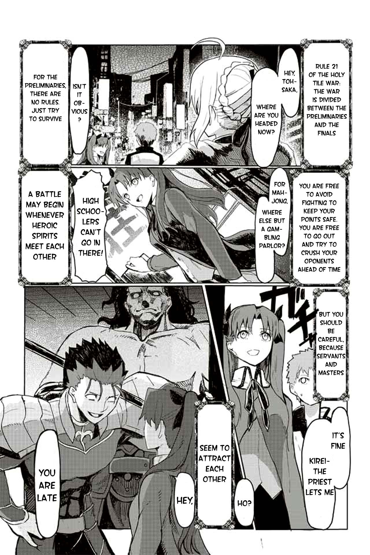 Fate/Mahjong Night - Seihai Sensou Chapter 27 page 1 - Chapter 27