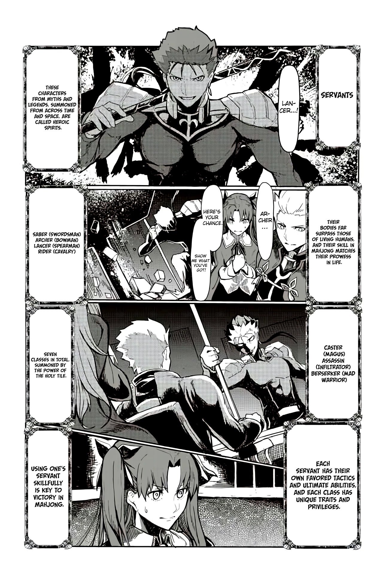 Fate/Mahjong Night - Seihai Sensou Chapter 9 page 1 - Chapter 9: Turn 9