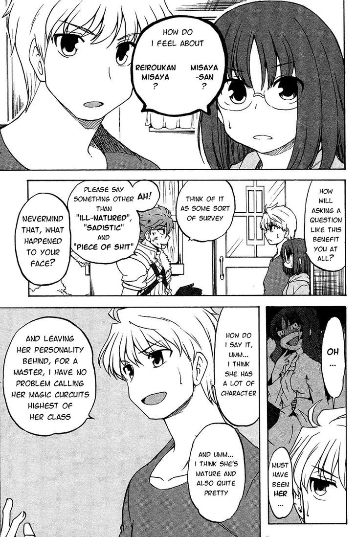 Fate/Prototype - Tribute Phantasm Chapter 4 page 4 - Chapter 4 : Headhunter Misaya