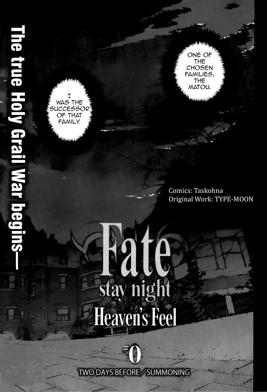 Fate/Stay Night - Heaven's Feel Chapter 0 page 3 - Chapter 0