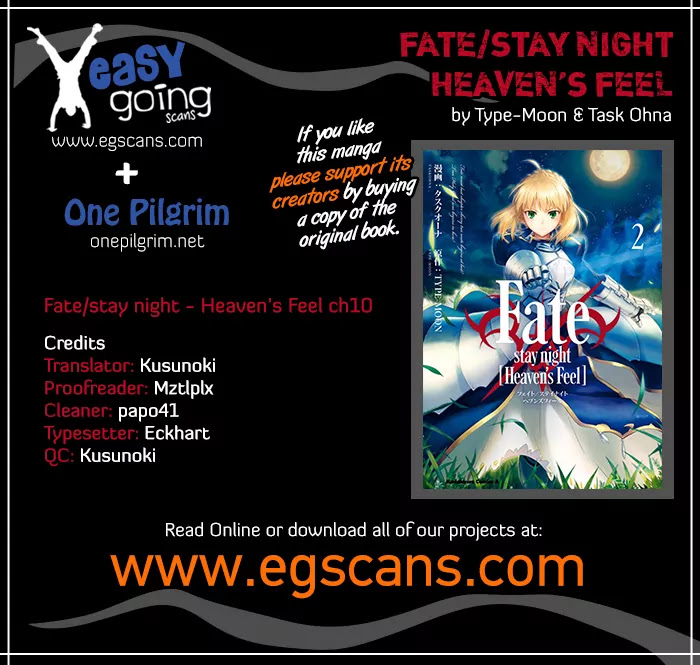 Fate/Stay Night - Heaven's Feel Chapter 10 page 1 - Chapter 10