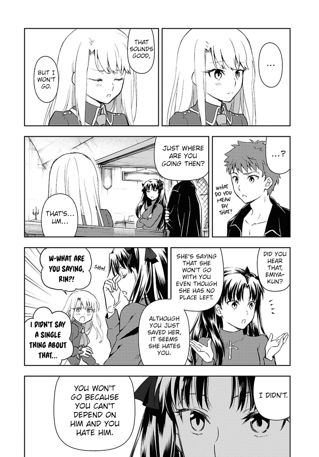 Fate/Stay Night - Heaven's Feel Chapter 100 page 4 - Chapter 100: Day 10 / Artificial Phantasm (3)