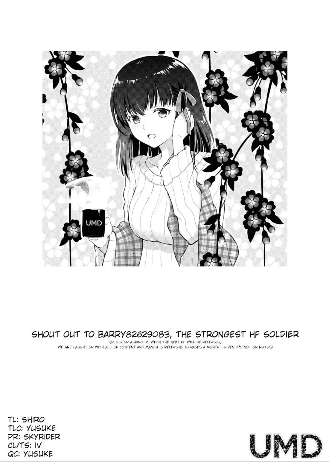Fate/Stay Night - Heaven's Feel Chapter 102 page 11 - Chapter 102: Day 10 / Sweet and Spicy (1)
