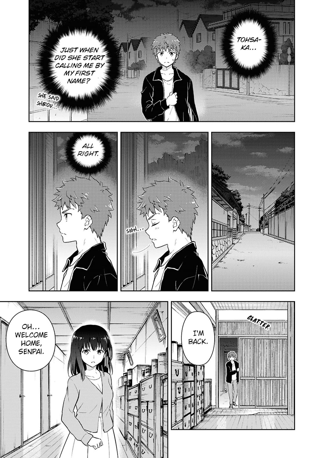 Fate/Stay Night - Heaven's Feel Chapter 102 page 5 - Chapter 102: Day 10 / Sweet and Spicy (1)