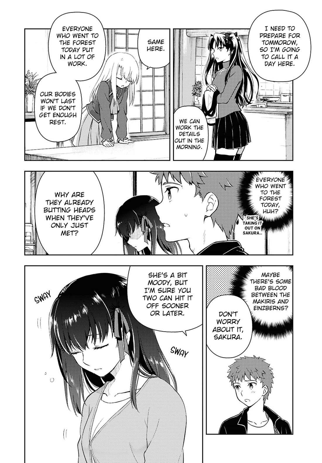 Fate/Stay Night - Heaven's Feel Chapter 103 page 8 - Chapter 103: Day 10 / Sweet and Spicy (2)