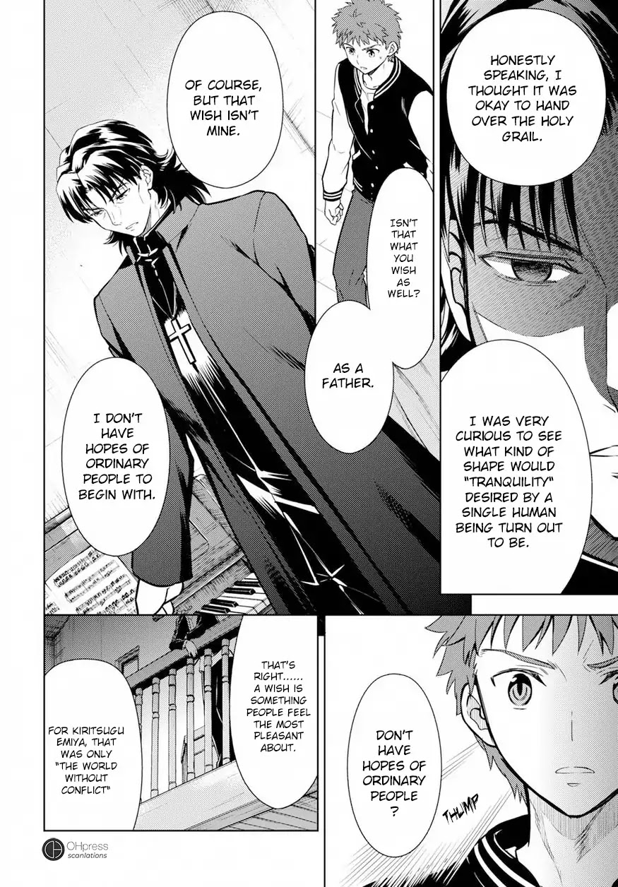 Fate/Stay Night - Heaven's Feel Chapter 15 page 14 - Chapter 15: Day 4 / The Beginning of the Holy Grail War
