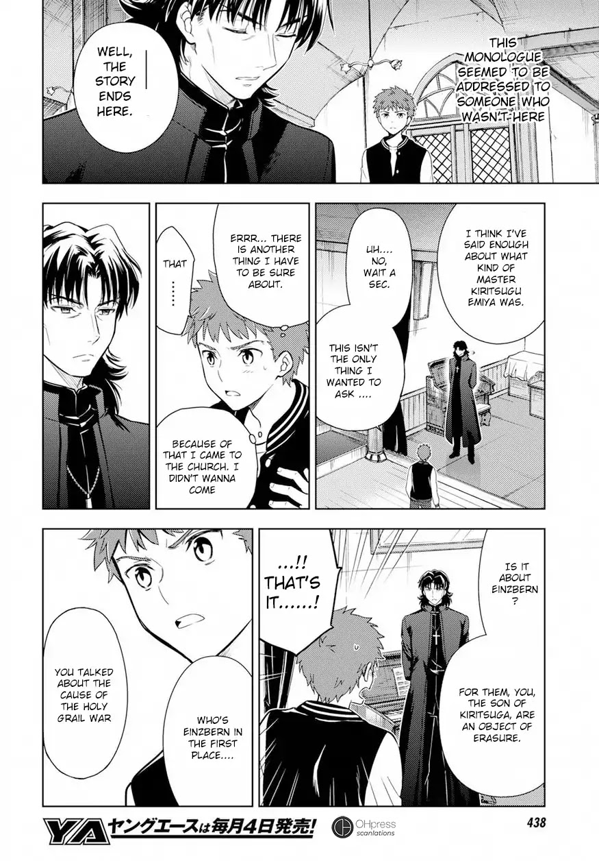 Fate/Stay Night - Heaven's Feel Chapter 15 page 16 - Chapter 15: Day 4 / The Beginning of the Holy Grail War
